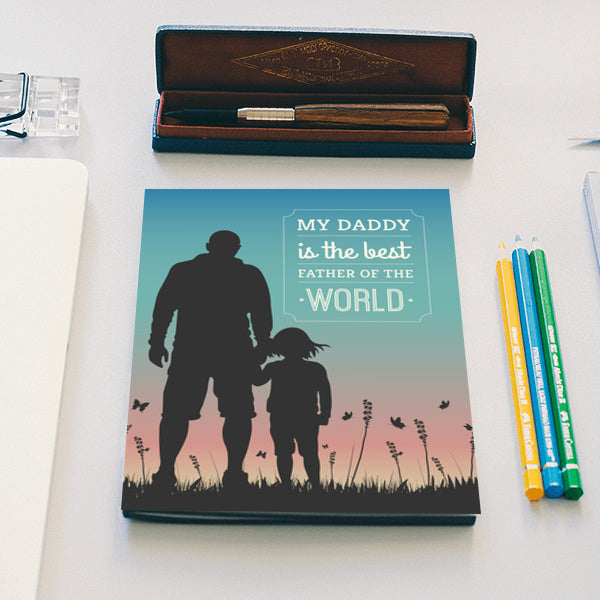 Best in The World Fathers Day Daughter with Dad | #Fathers Day Special Notebook