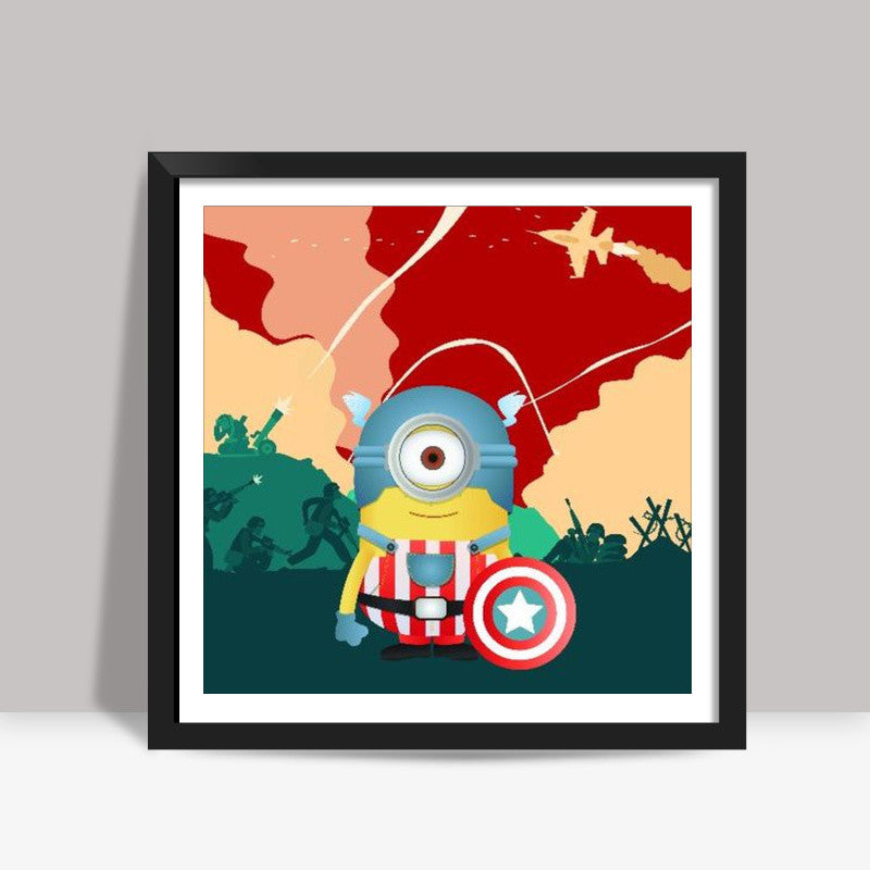 Minion Captian America Artwork