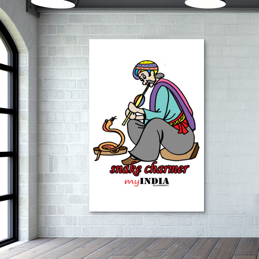 snake charmer Wall Art