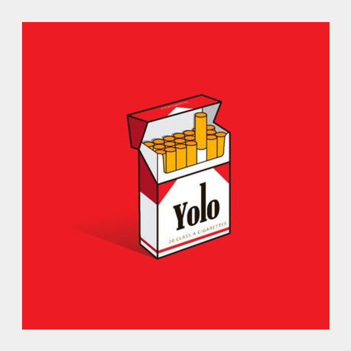 Square Art Prints, YOLO Square Art Prints