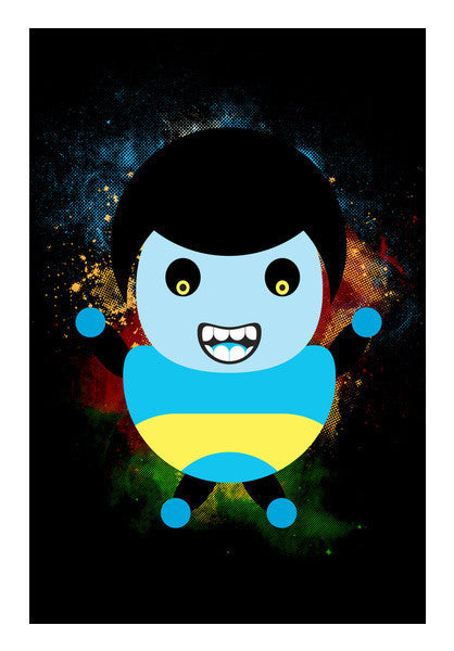 Angry Kids Cartoon Graphic Art PosterGully Specials