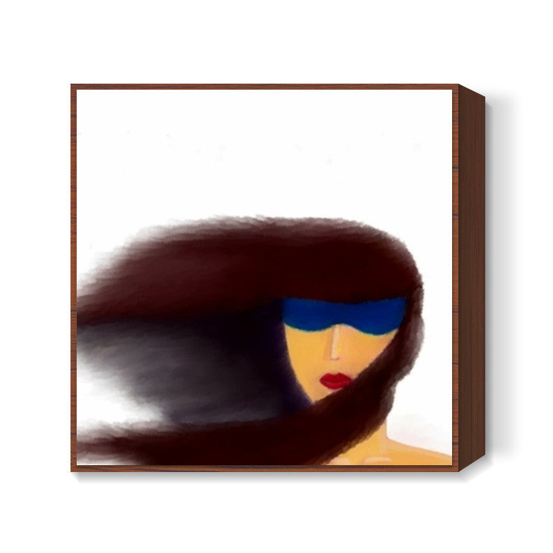 girl Square Art Prints