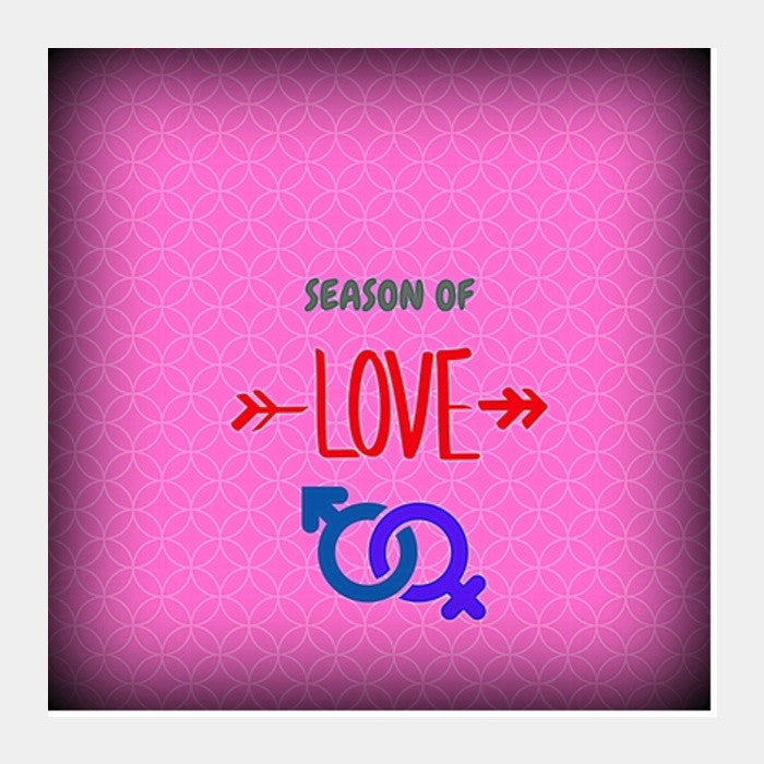 season of love Square Art Prints