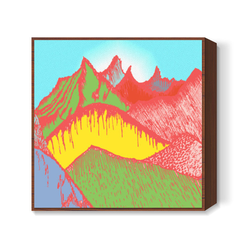 Rocky Mountain High ! Square Art Prints
