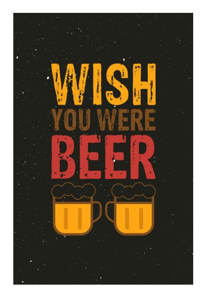 PosterGully Specials, Wish You Were Beer Wall Art