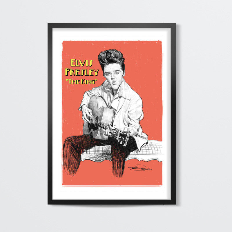 Elvis The King Wall Art