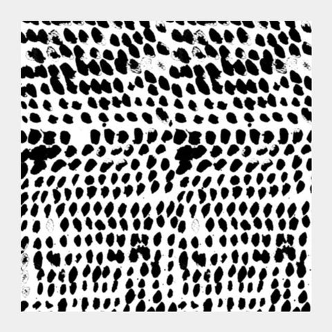 Flowing dots 02 Square Art Prints