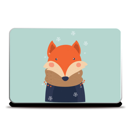 winter wolf Laptop Skins