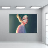 Digital portrait illustration Wall Art