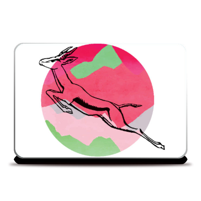Laptop Skins, Over Moony Mountains Laptop Skin | Lotta Farber, - PosterGully