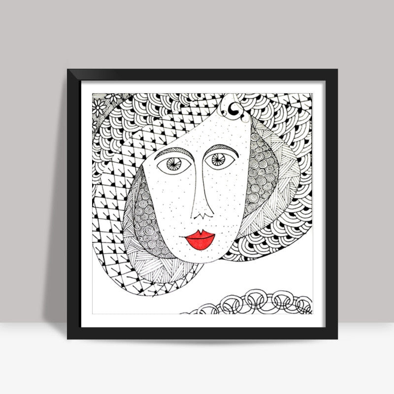 The Fashionista Square Art Prints