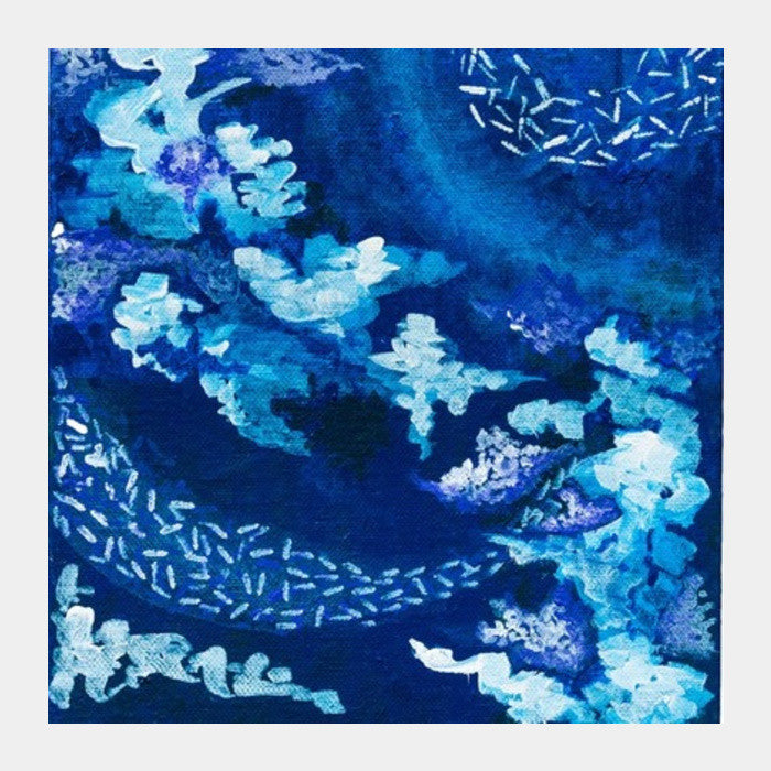 A Japanese Winter Square Art Prints