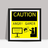 ANGRY GAMER Square Art Prints