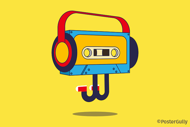 Cassette PopArt Peppy Artwork