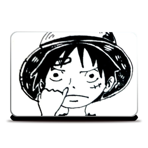 Chibi Luffy One Piece Laptop Skins