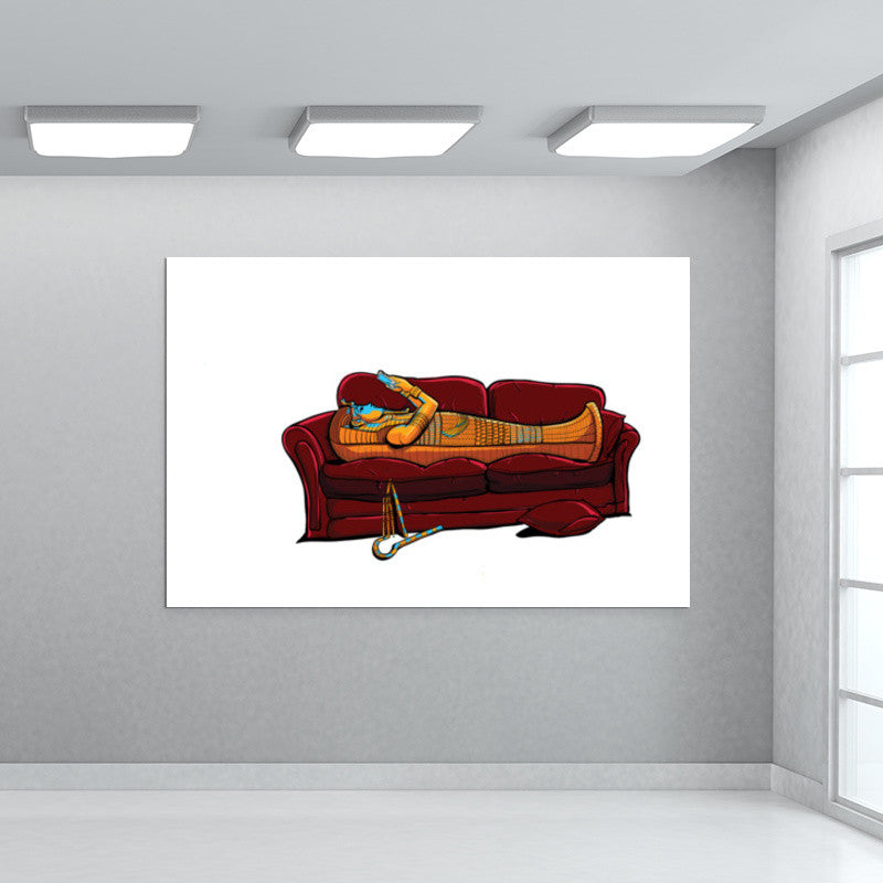 Couch Mummy Wall Art