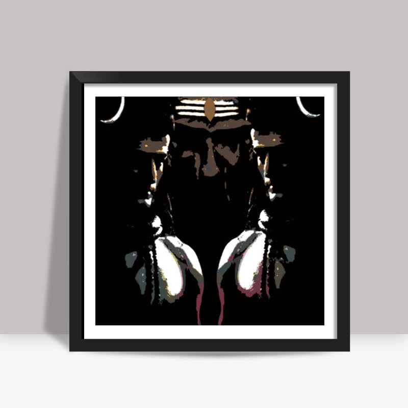 mahadeva1 Square Art Prints