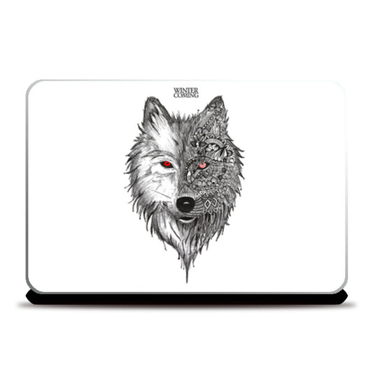 Game Of Thrones | Winter is Coming | Wolf Laptop Skins