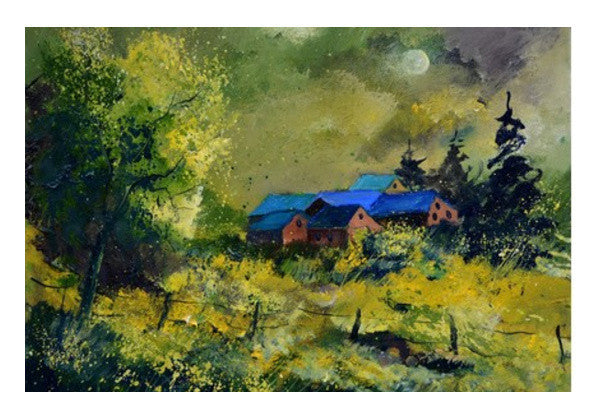 Wall Art, Green houses Wall Art