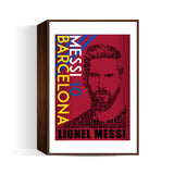 Messi | Barcelona Color Variant Wall Art