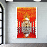 The Red Taj Wall Art | Chayanika