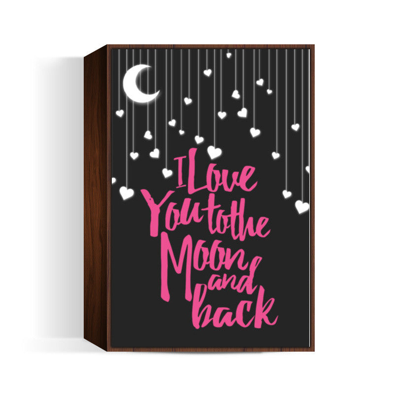 Love you to the moon Wall Art