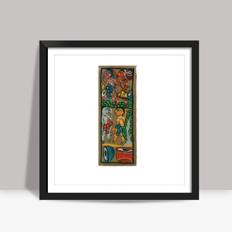 tribal affair  Square Art Prints