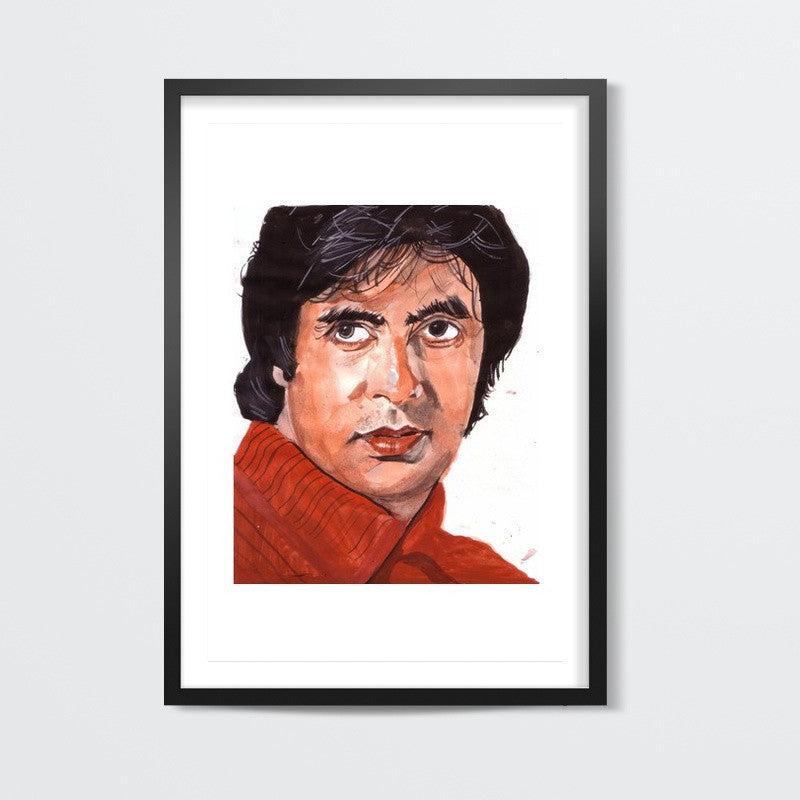Amitabh Bachchan is the superstar who gets better with age Wall Art