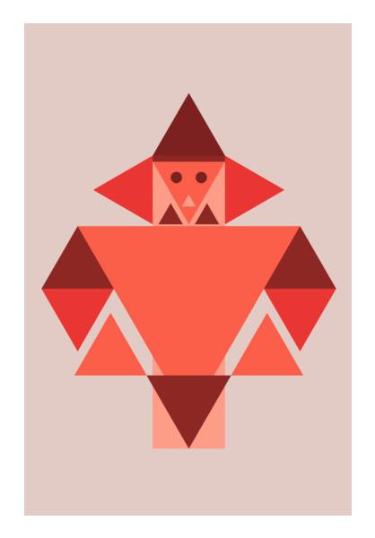 PosterGully Specials, Geometric triangle art Wall Art