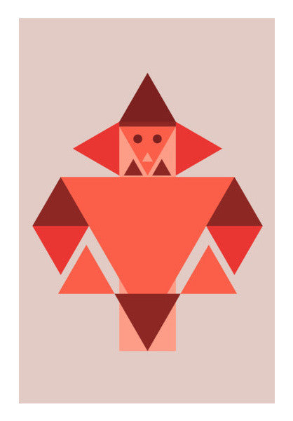 Geometric Triangle Art Art PosterGully Specials