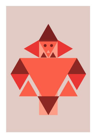 PosterGully Specials, Geometric triangle art Wall Art