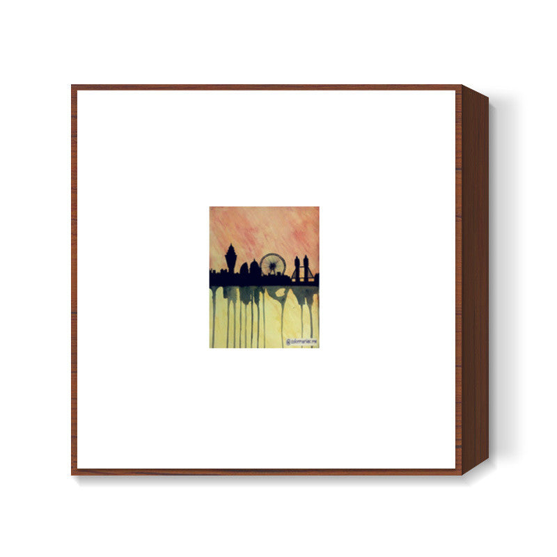 london skyline Square Art Prints