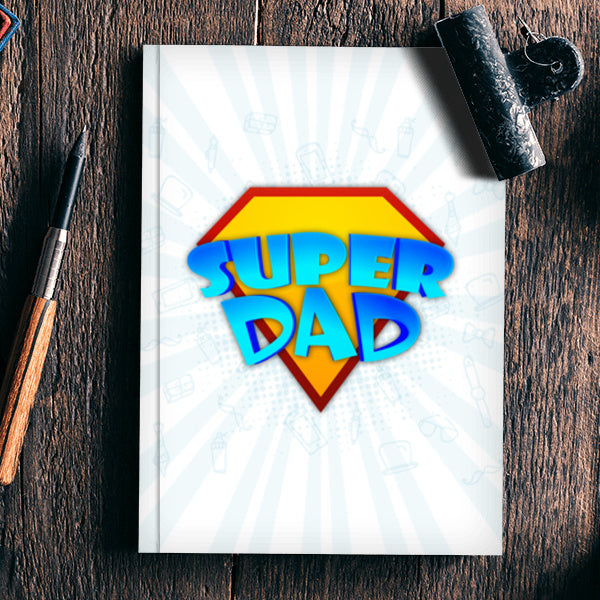 Super Dad Symbol Fathers Day | #Fathers Day Special  Notebook