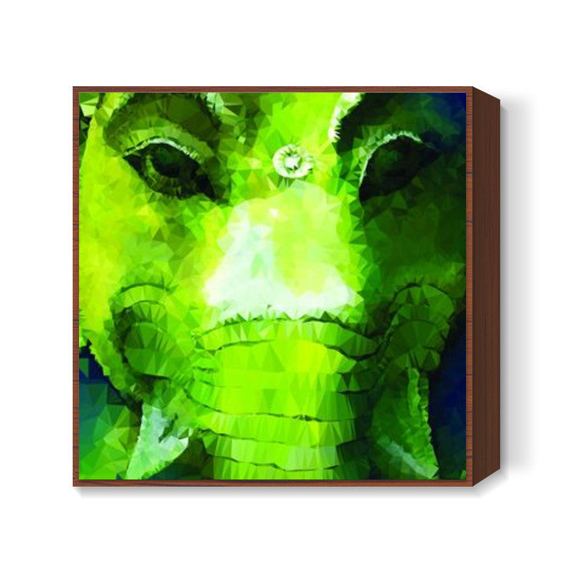 Omkar Low Poly Square Artwork
