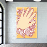 Henna Hands Wall Art | Liu
