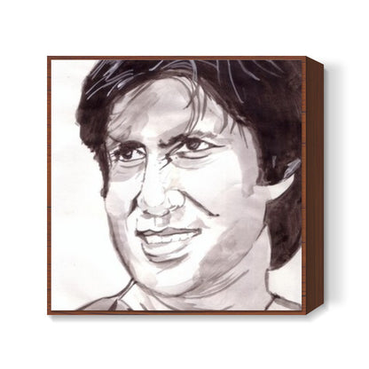 Bollywood superstar Amitabh Bachchan (BigB) says Memsaab, jo mard hota hai use dard nahin hota Square Art Prints