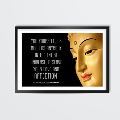 Buddha Quote about YOU Wall Art