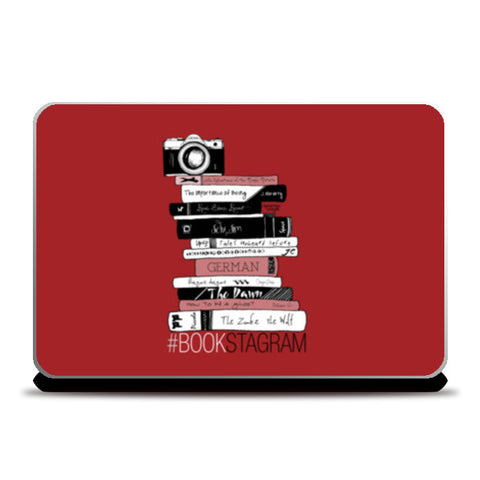 Bookstagram (Maroon) Laptop Skins