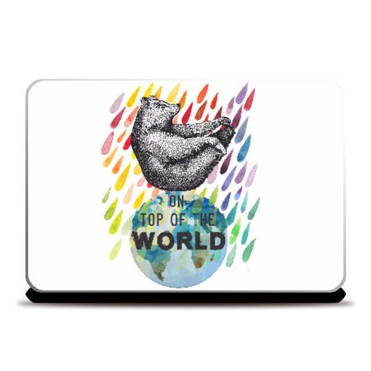 Laptop Skins, On Top Of The World Laptop Skin | Lotta Farber, - PosterGully