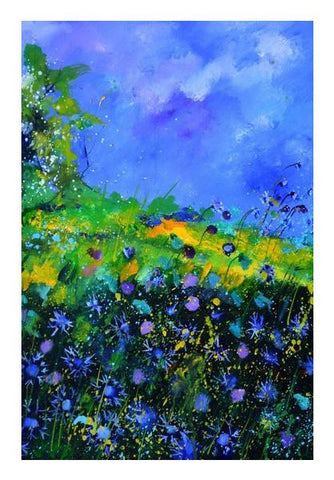 PosterGully Specials, Blue cornflowers 5671 Wall Art