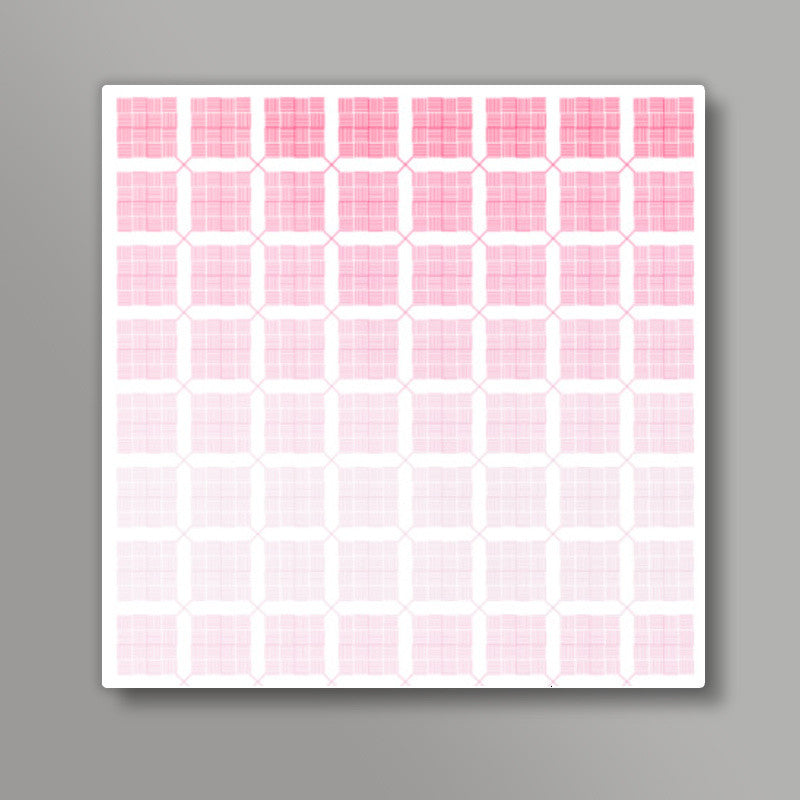 Poppy Pink ! Square Art Prints