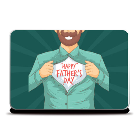 Fathers Day On Chest | #Fathers Day Special  Laptop Skins