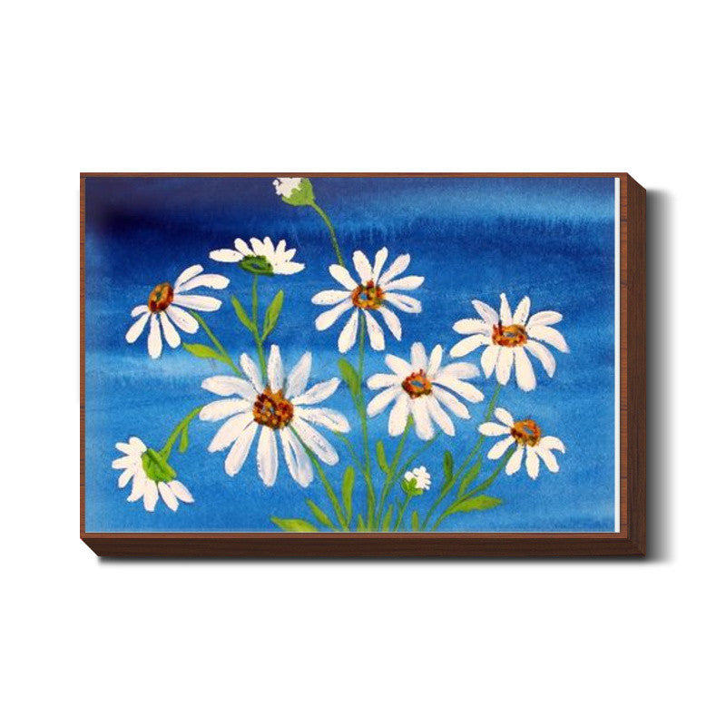 White Daisy Flowers Wall Art
