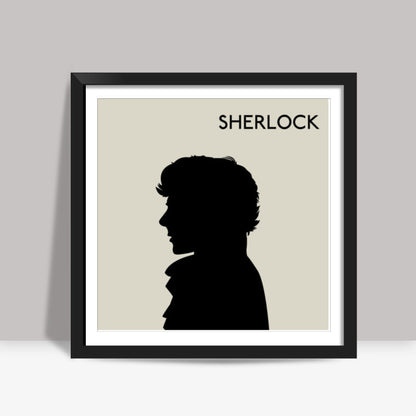 Sherlock Square Art Print