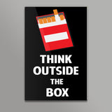 Think Outside the Box - Cigarette Wall Art