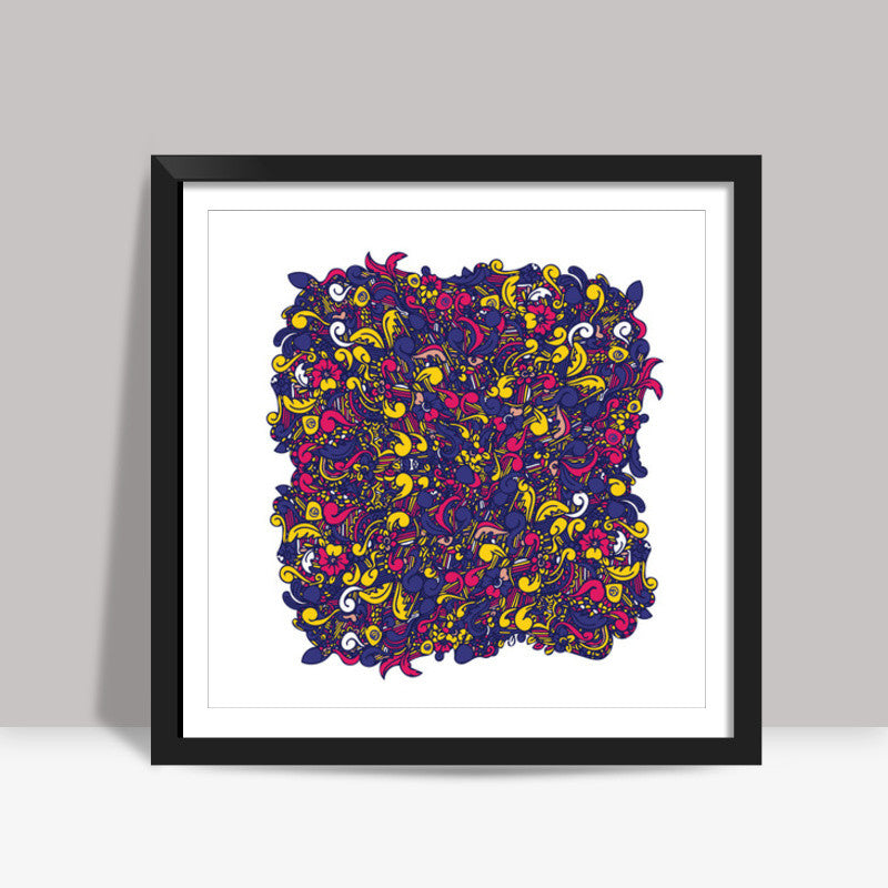DOODLE Square Art Prints
