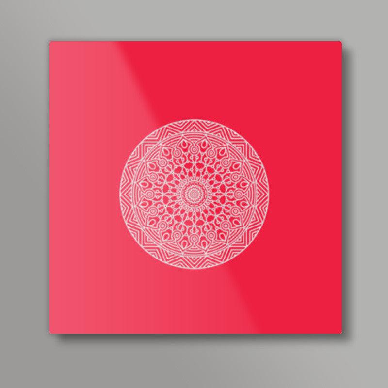 Rangoli Art Square Art Prints