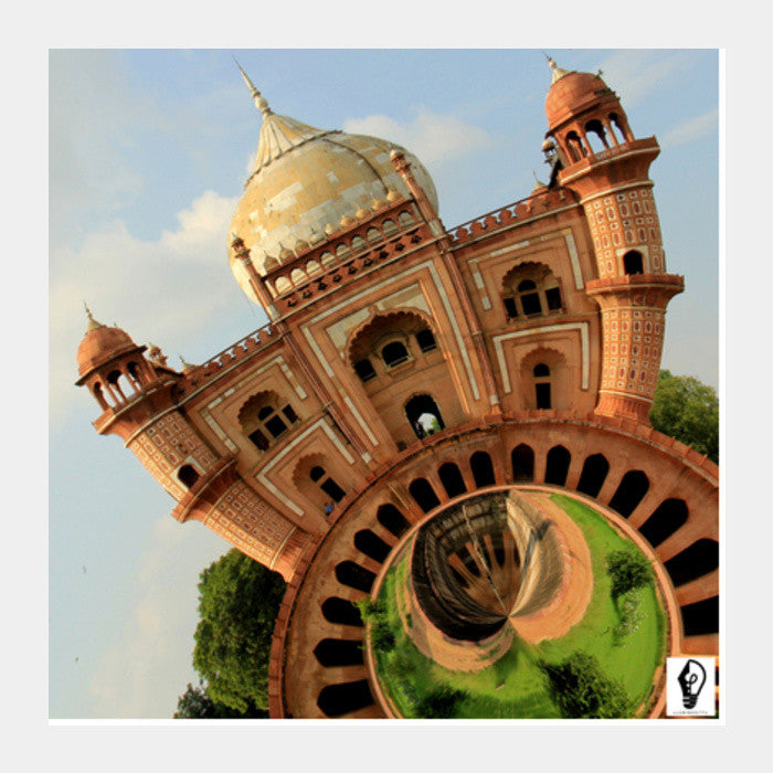 Tomb Of Safdarjung, Delhi Square Art Prints