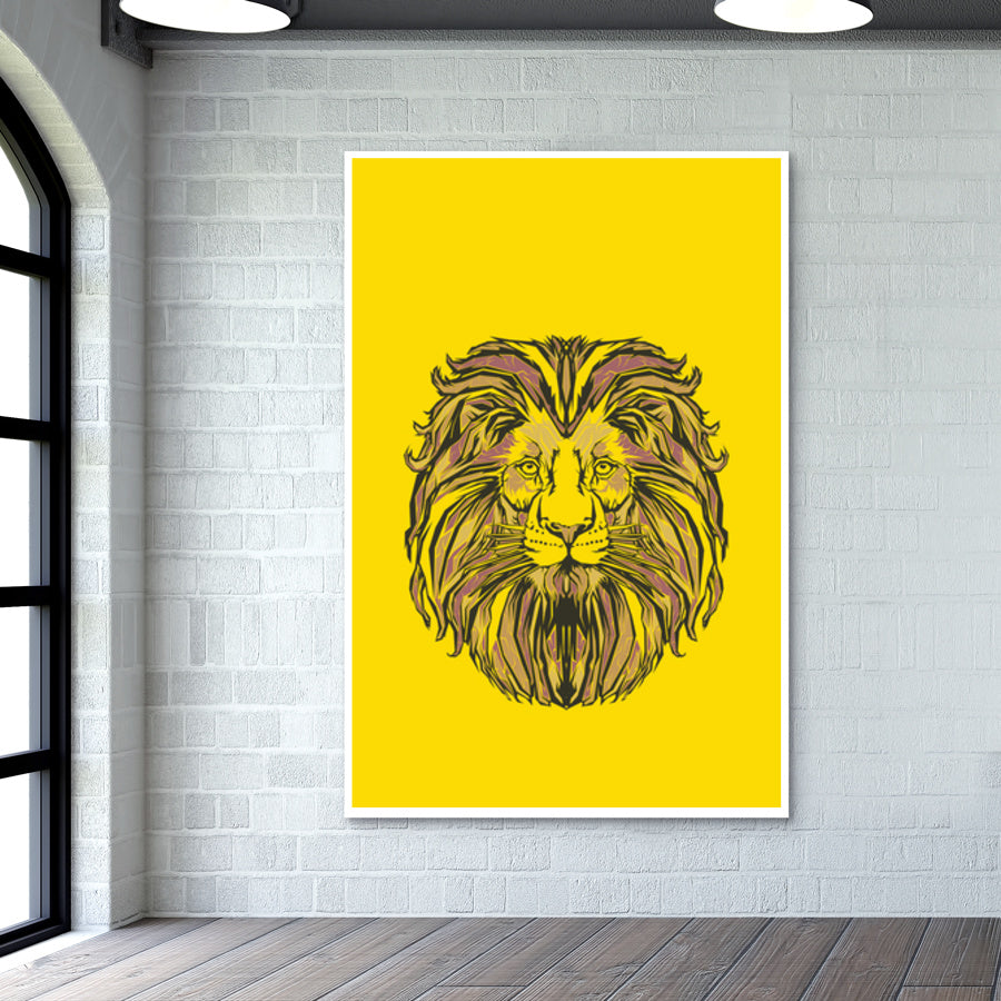 Lion Pop Art Giant Poster