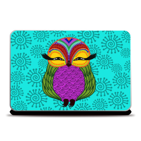 Baby Zoe the adorable baby owl Laptop Skins